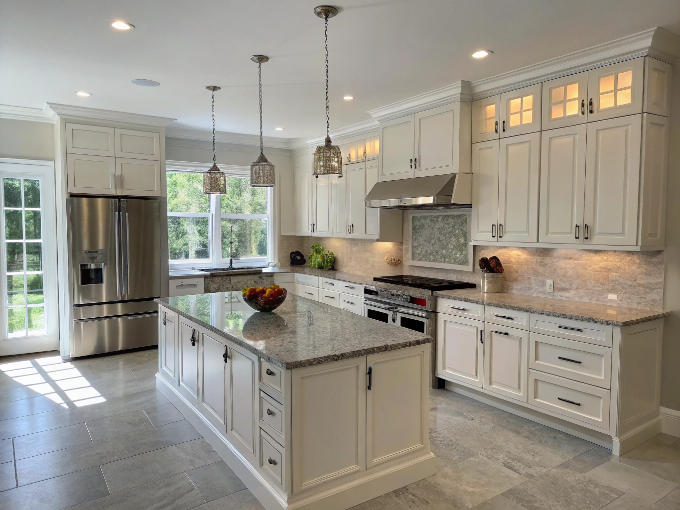KitchenAid high-end kitchen appliances in a clean home kitchen